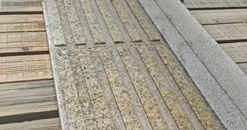 周口黄金麻盲道石 盲条