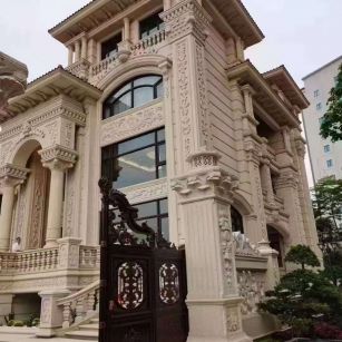 周口黄金麻别墅外墙异形定制