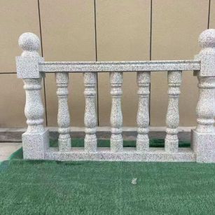 周口芝麻白阳台栏杆 花岗岩栏杆