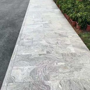 周口浪淘沙地铺石 夜里雪