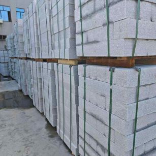 周口芝麻白路牙石，路侧石