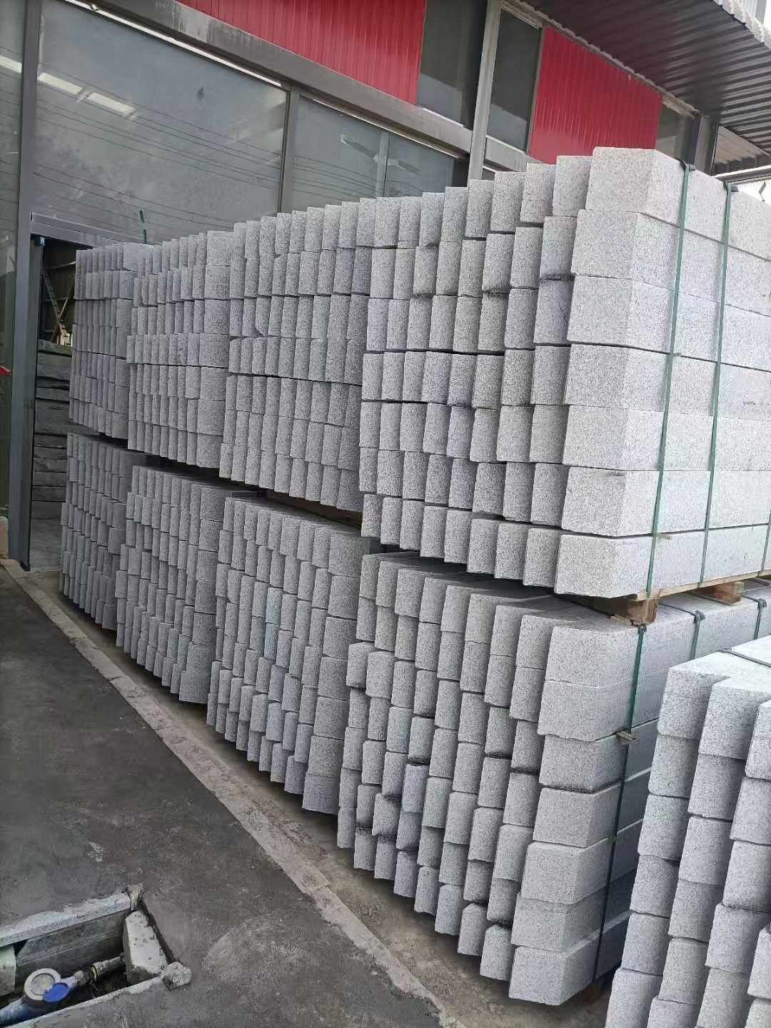 周口芝麻白树围石 树池